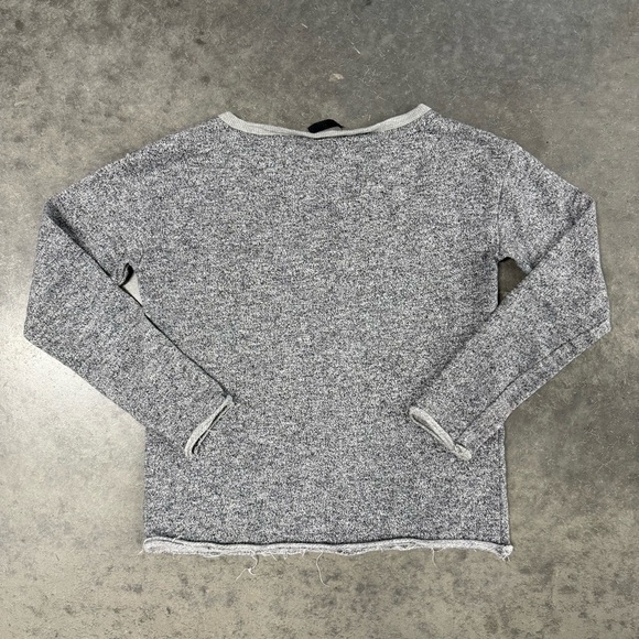 ATM Anthony Thomas Melillo Sweatshirt Pullover Top Heathered Grey Size XS - Picture 3 of 5